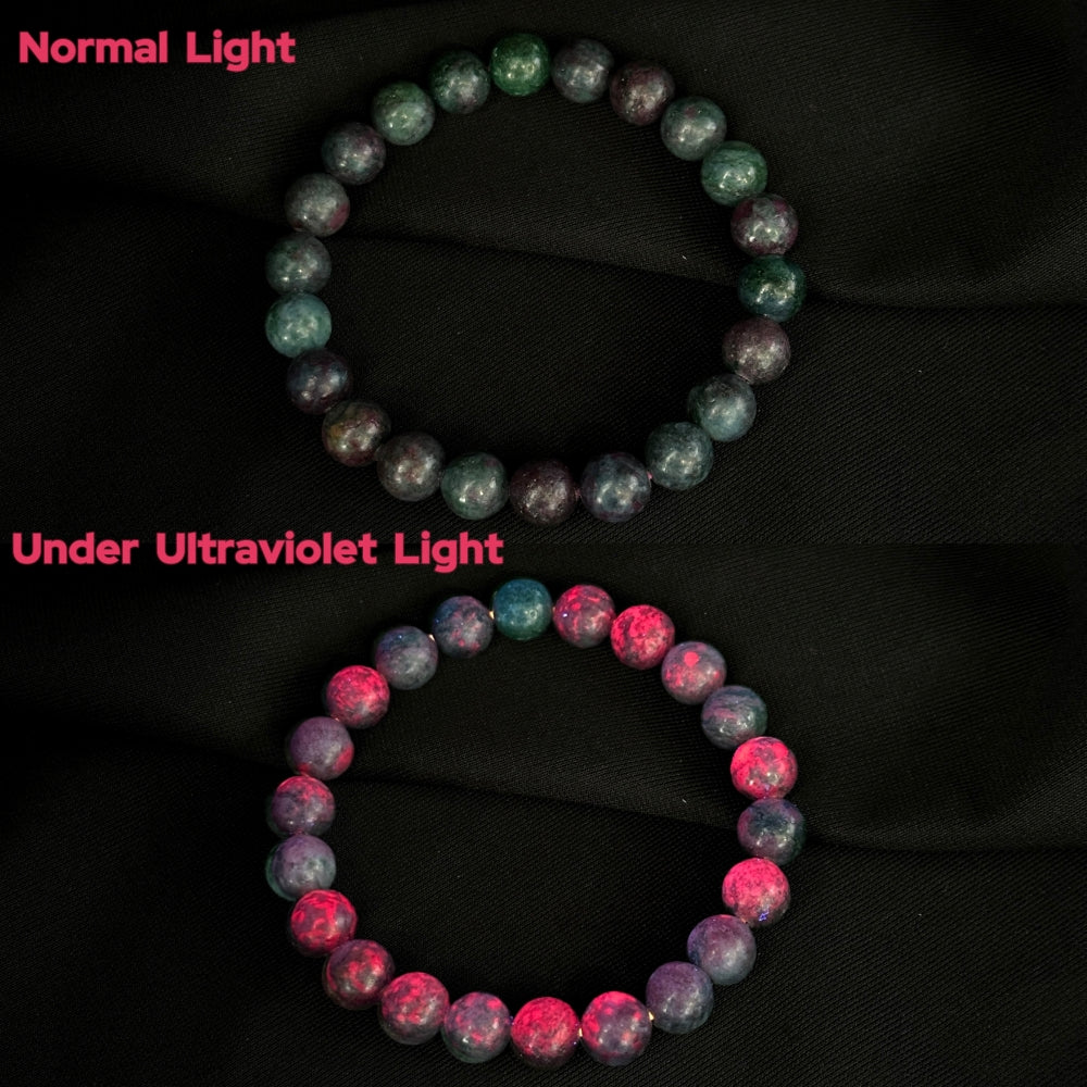 Ruby In Kyanite And Fuchsite Bracelet 8.9-9.1mm