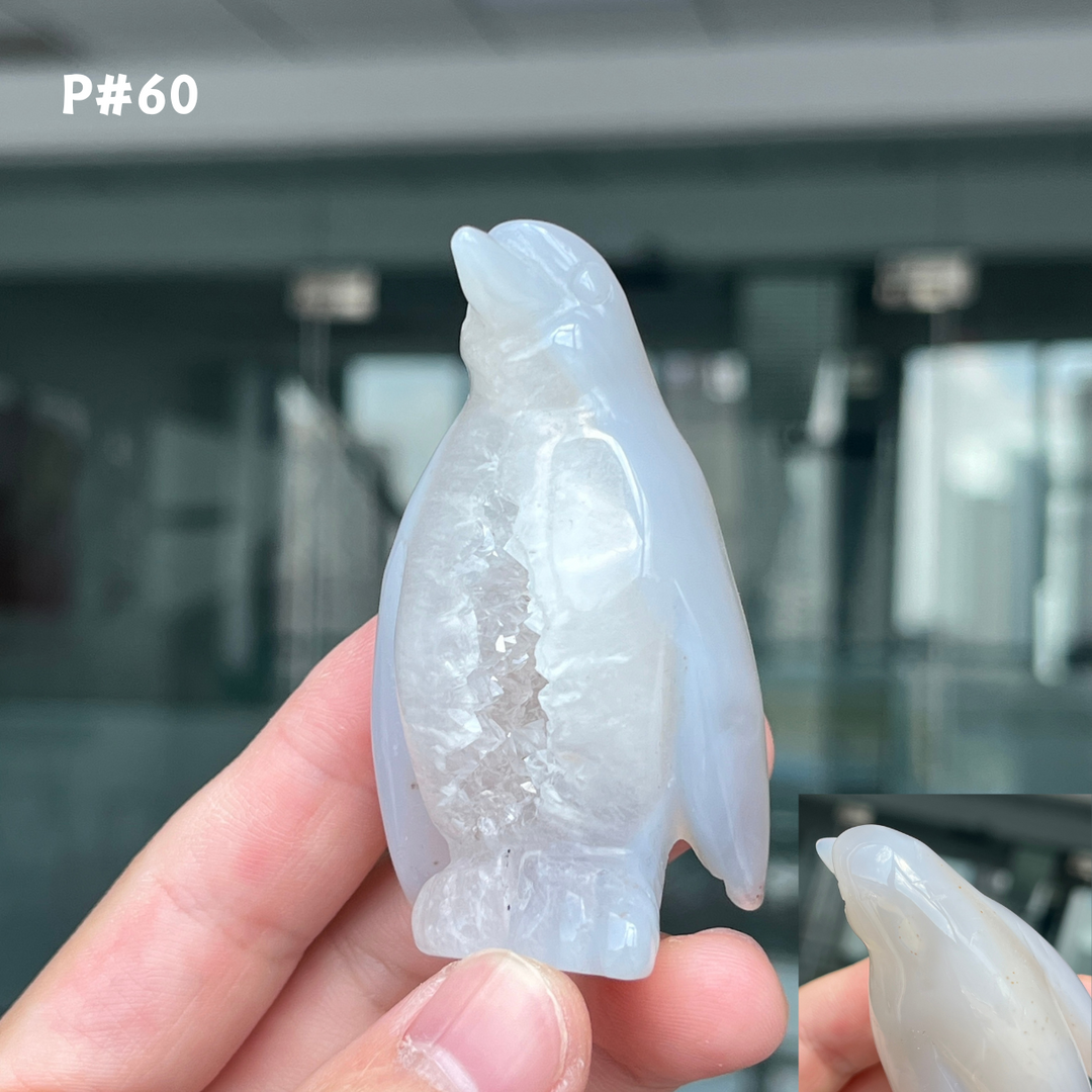 Unique, Agate Geode Penguin