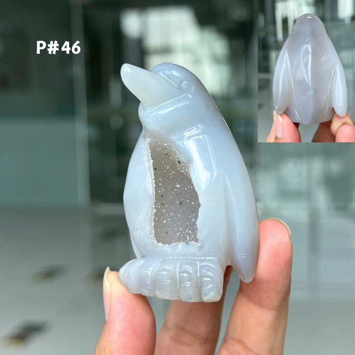 Unique, Agate Geode Penguin