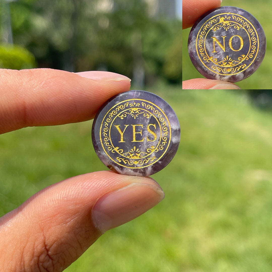 Natural Crystal Decision Coin