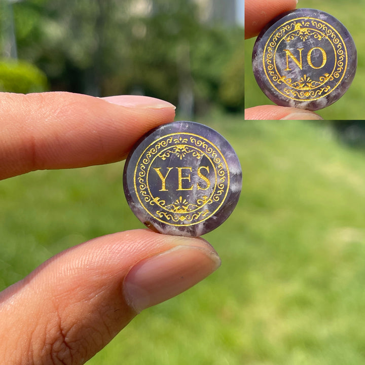 Natural Crystal Decision Coin
