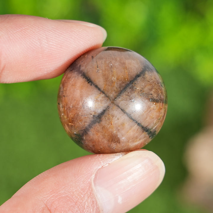 Natural Chiastolite Sphere