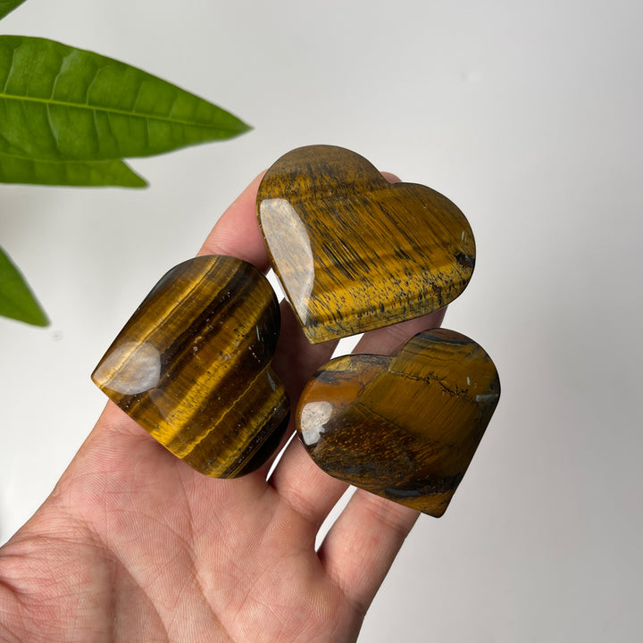 Natural Crystal Exquisite Tiger Eye Heart
