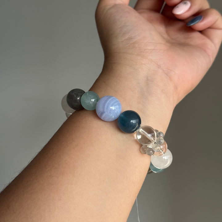 Natural Crystal DIY Bracelet 12mm-15mm