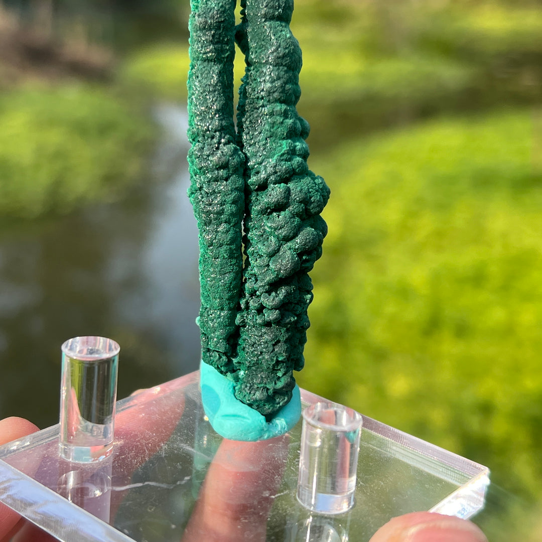 Stalactite-Shape Malachite