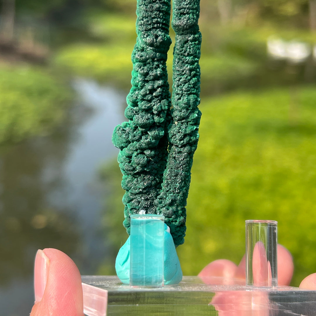 Stalactite-Shape Malachite