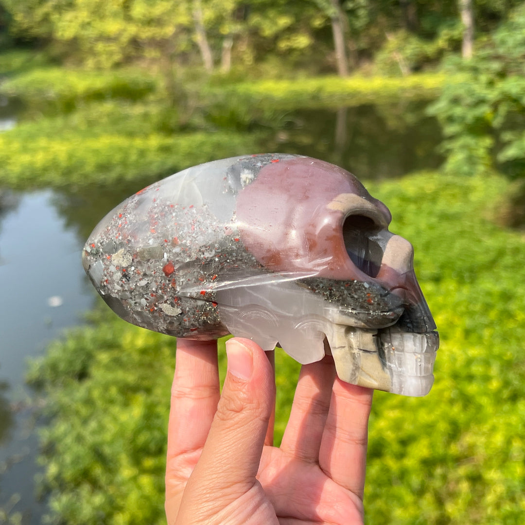 Africa Blood Stone Alien Skull