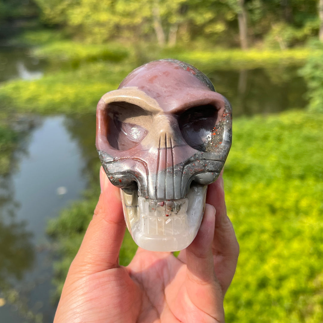 Africa Blood Stone Alien Skull