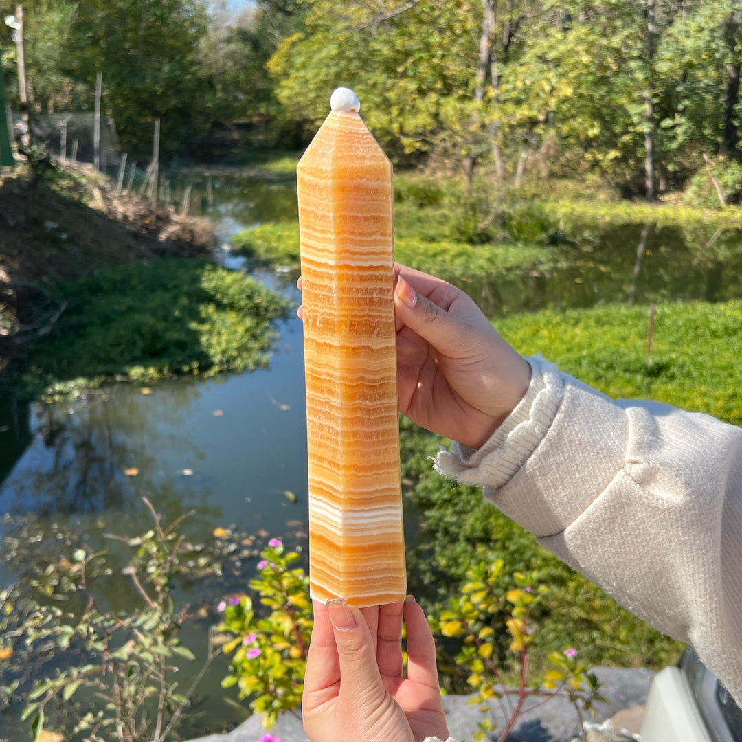 Yellow Calcite Point