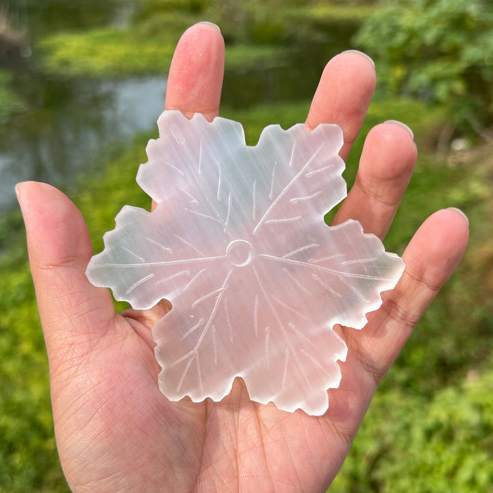 Selenite Snowflake