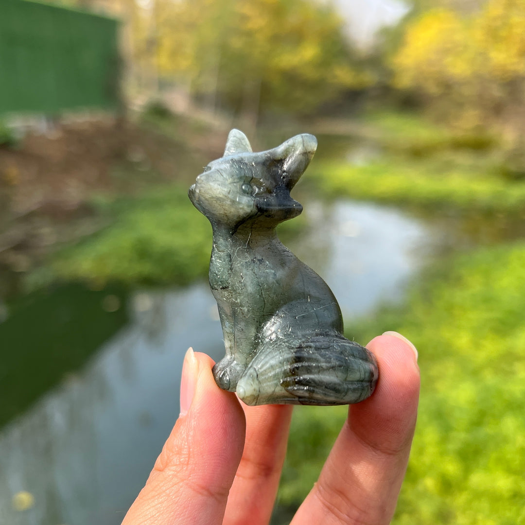 2inch Foxs Carving