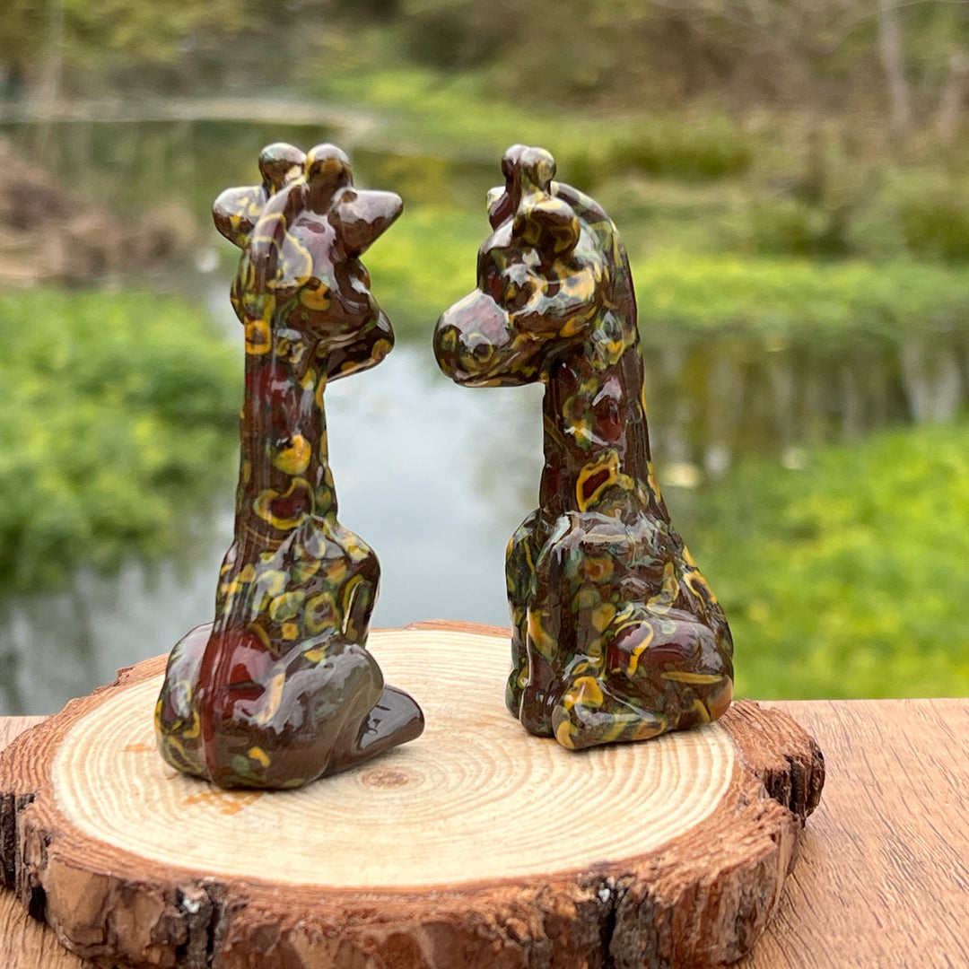 Bamboo Jasper Giraffe