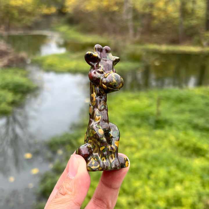 Bamboo Jasper Giraffe