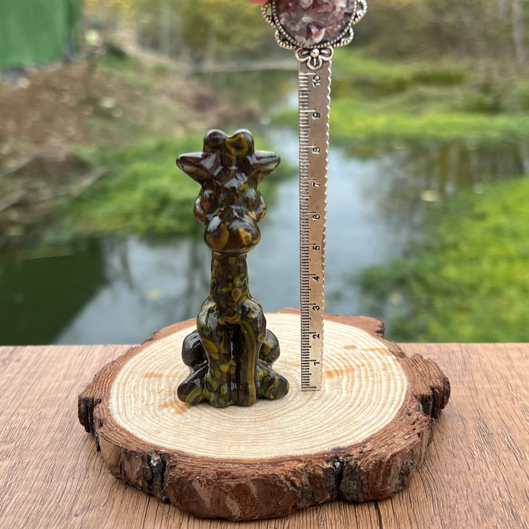 Bamboo Jasper Giraffe