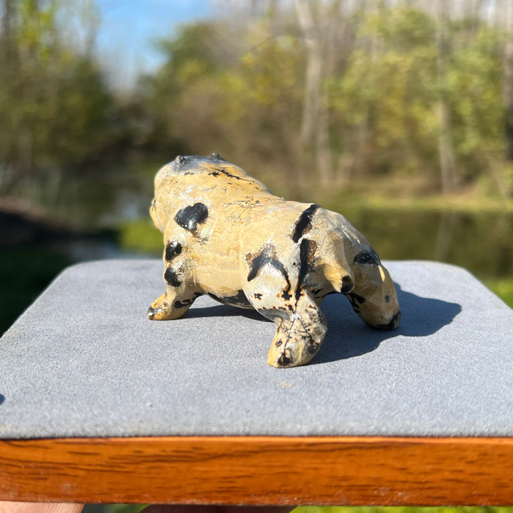 Picture Jasper Bulldog Carving