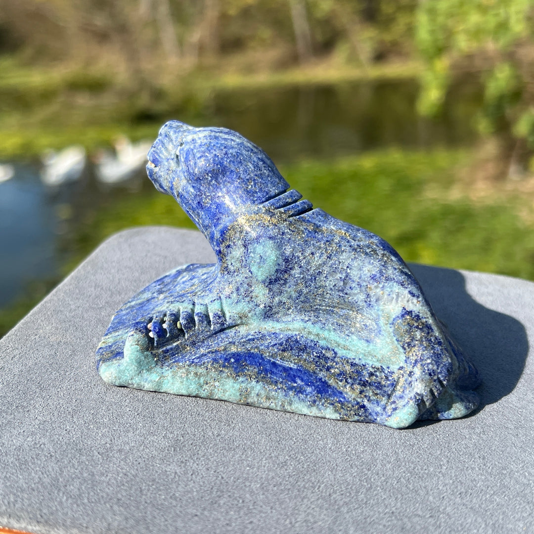 Lapis Lazuli Carving