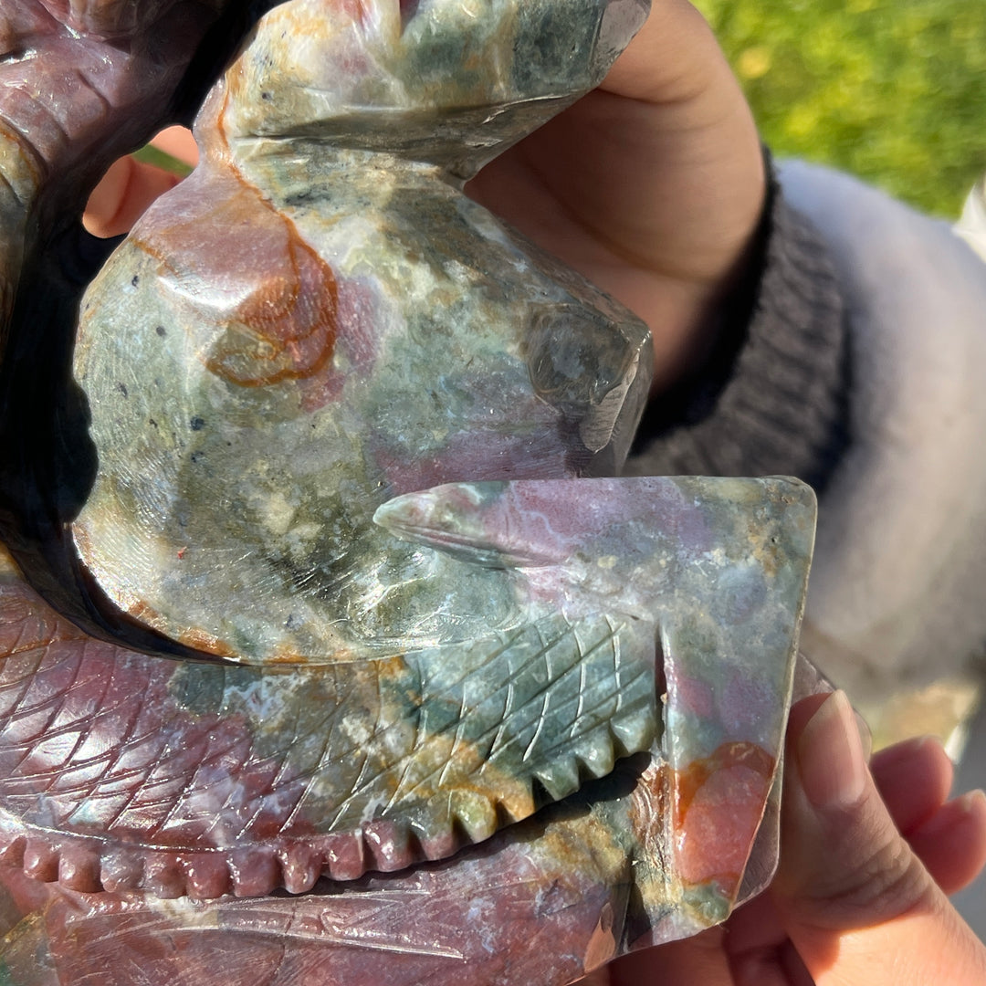 Ocean Jasper Dragon #DK136