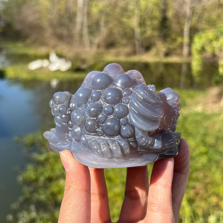 Agate Geode Toad