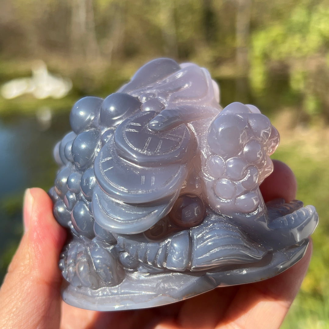 Agate Geode Toad