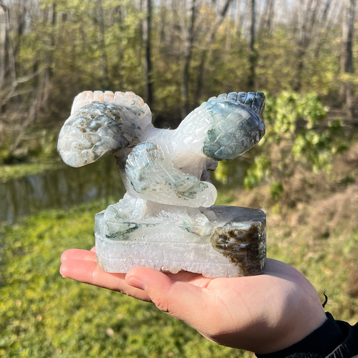 Moss Agate Eagle