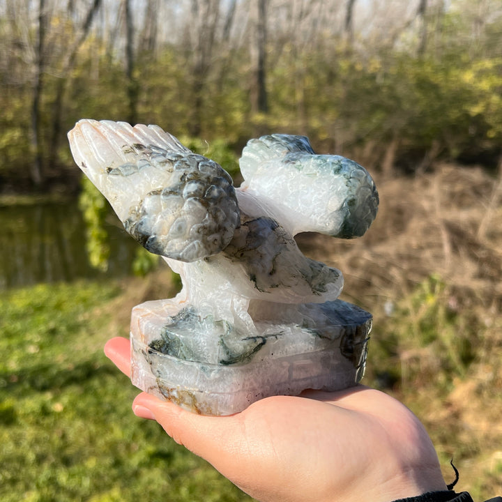 Moss Agate Eagle