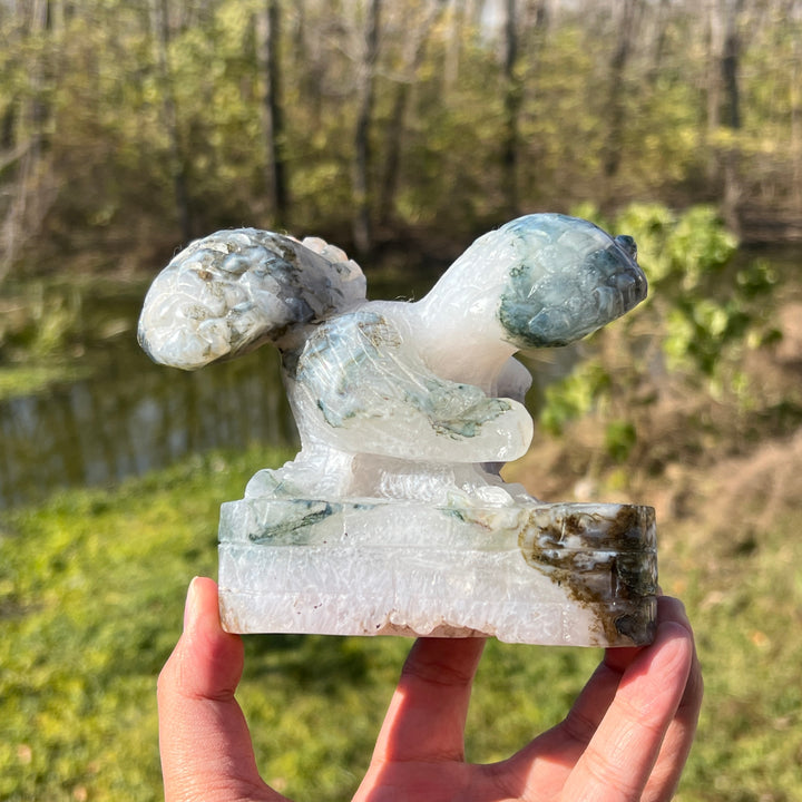 Moss Agate Eagle