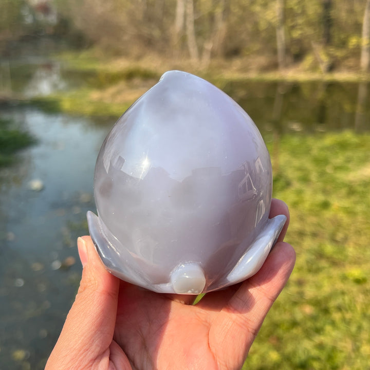 Agate Geode Peach