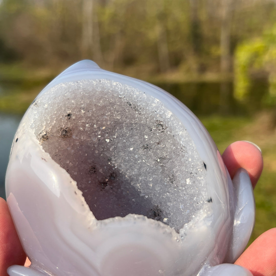 Agate Geode Peach