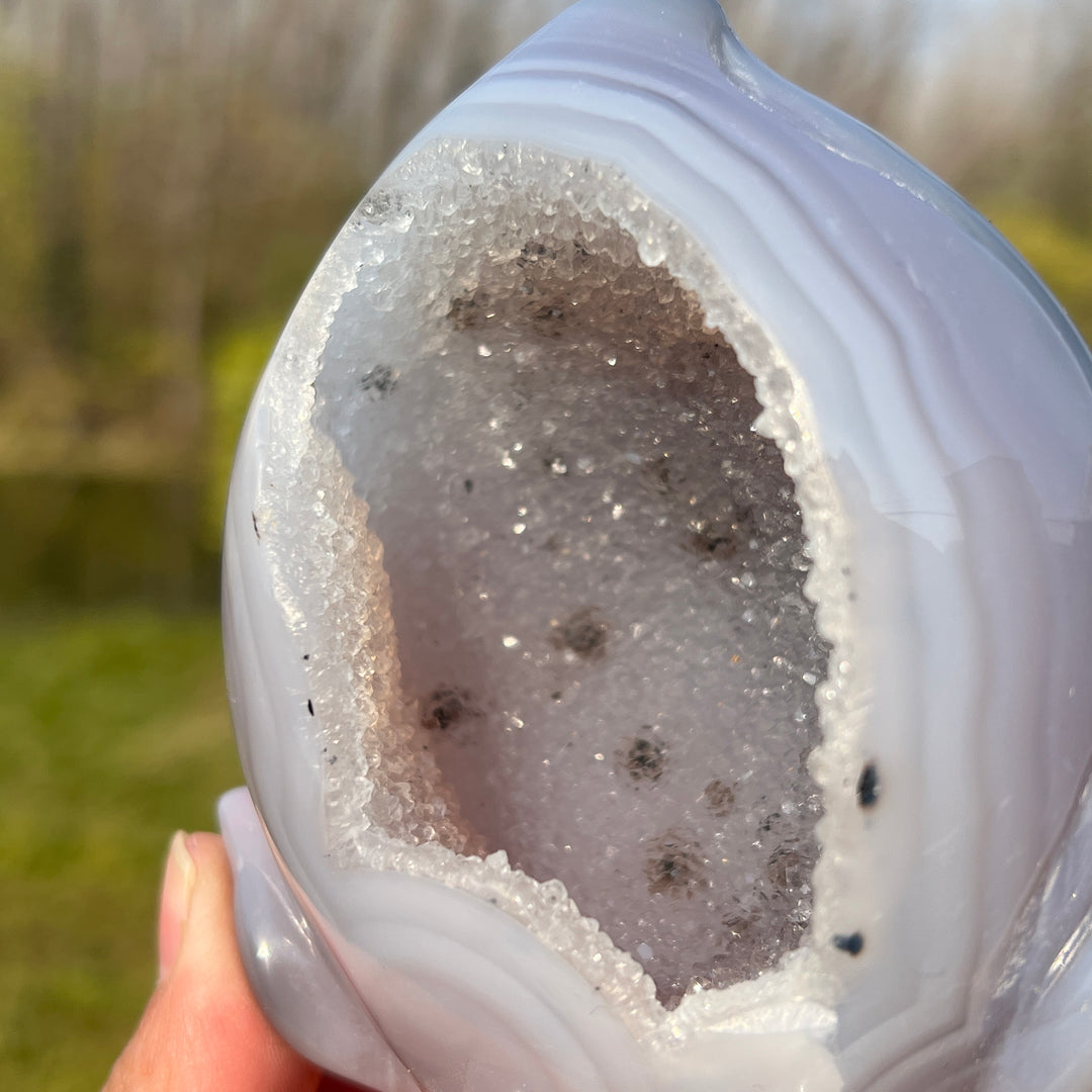 Agate Geode Peach