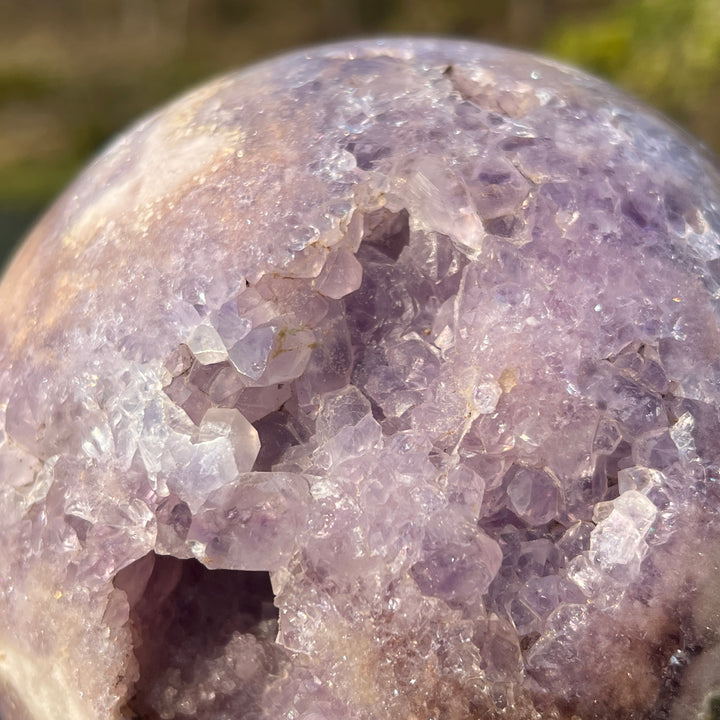 Pink Amethyst Geode Sphere