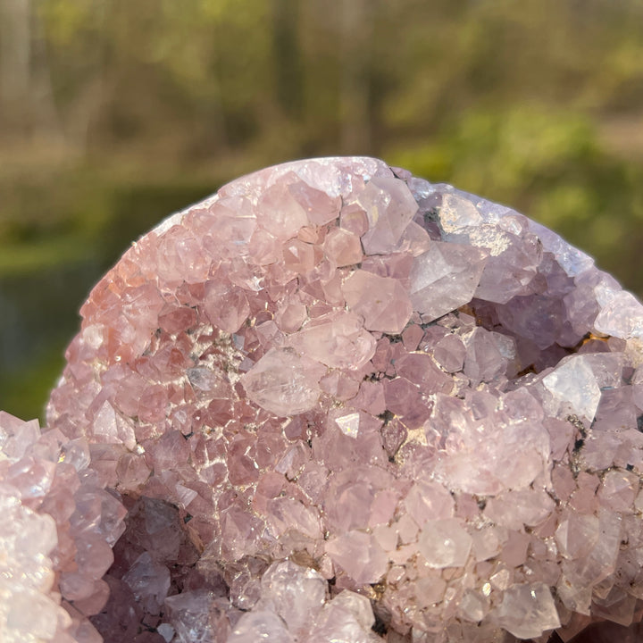 Pink Amethyst Geode Sphere