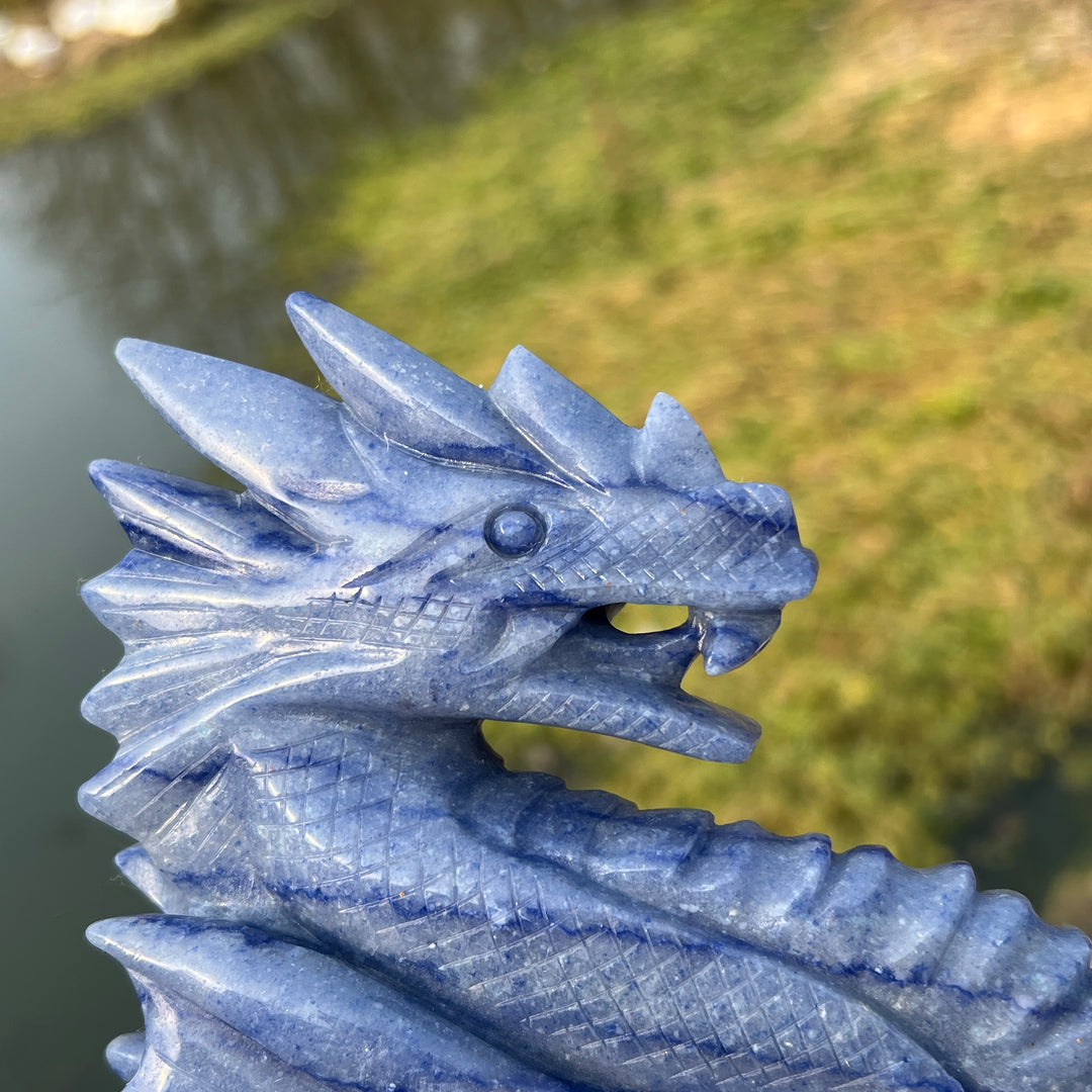 Blue Aventurine Dragon #DK185