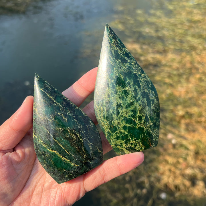 Fuchsite In Quartze Waterdrop