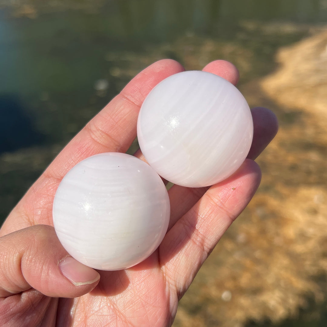 Pink Calcite Sphere