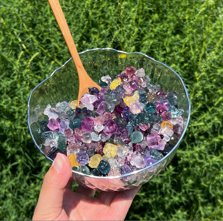 Mini Fluorite Carving Scoop