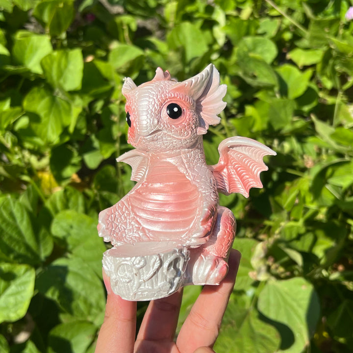 Resin Dragon Baby Sphere Holder