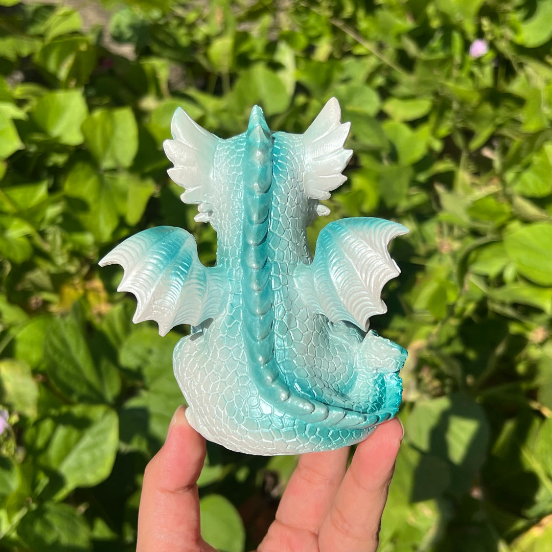 Resin Dragon Baby Sphere Holder