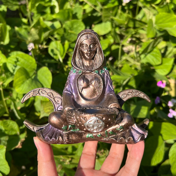 Resin Goddess Sphere Holder