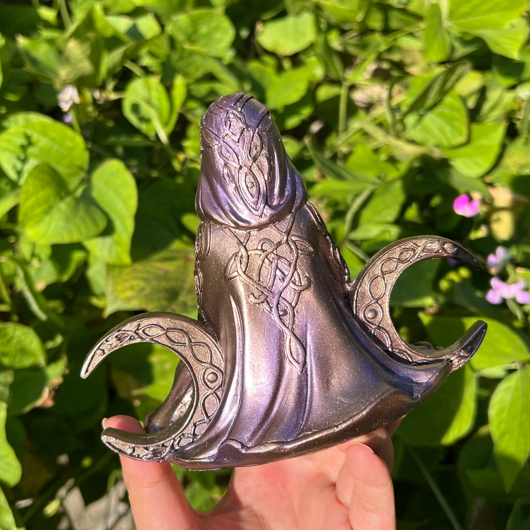 Resin Goddess Sphere Holder