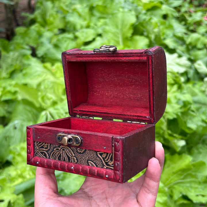 Wooden Crystal Storage Random Pattern Styles Box