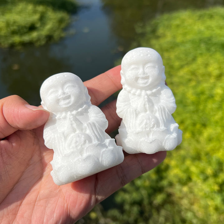 White Jasper Buddha