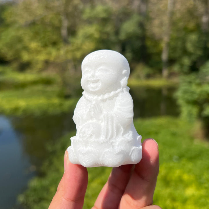 White Jasper Buddha