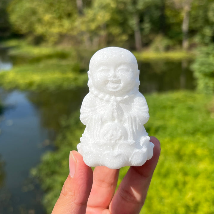 White Jasper Buddha