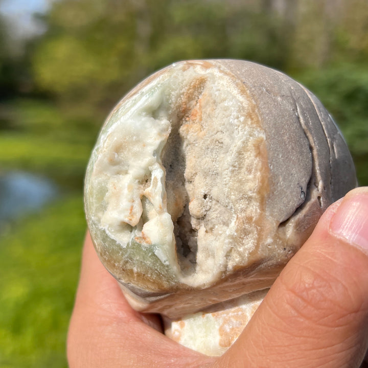 Caribbean Blue Calcite Skull