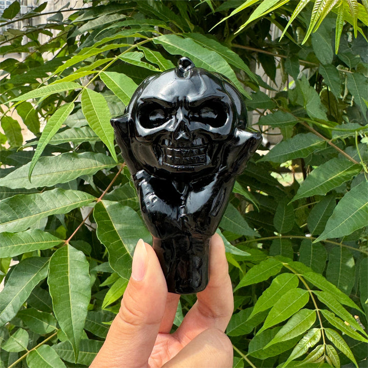 Obsidian Pumpkin Skull