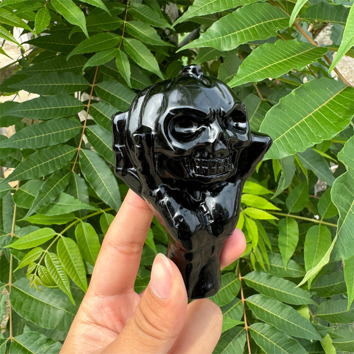 Obsidian Pumpkin Skull