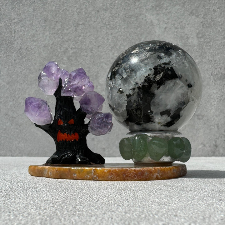 Amethyst Resin Candle Holder