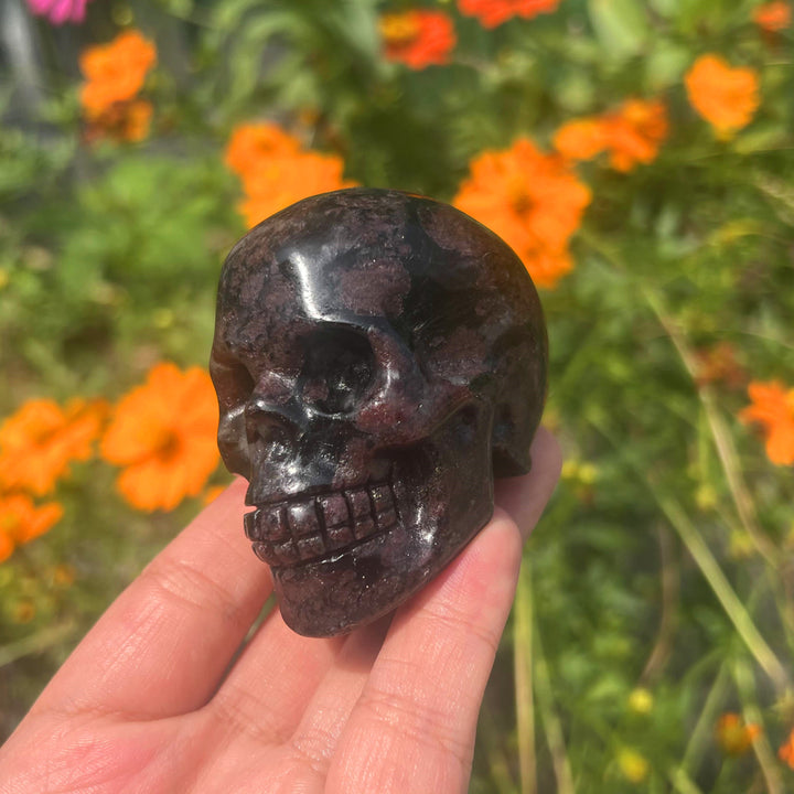 Garnet Skull