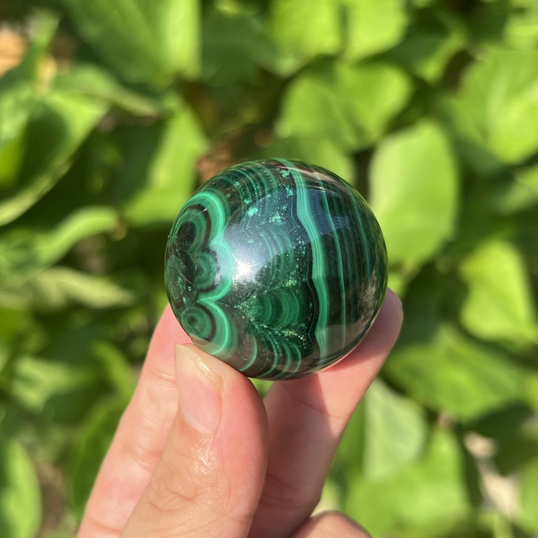 Sphère de malachite