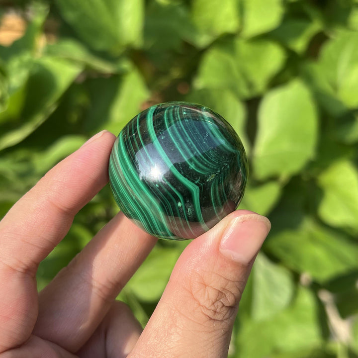 Sphère de malachite